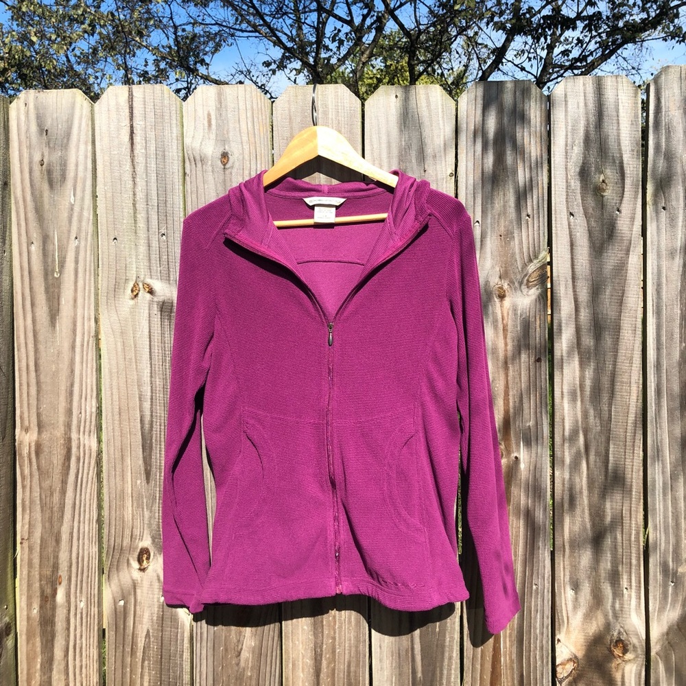 L.L Bean ExOfficio Textured Fleece Jacket ❤️